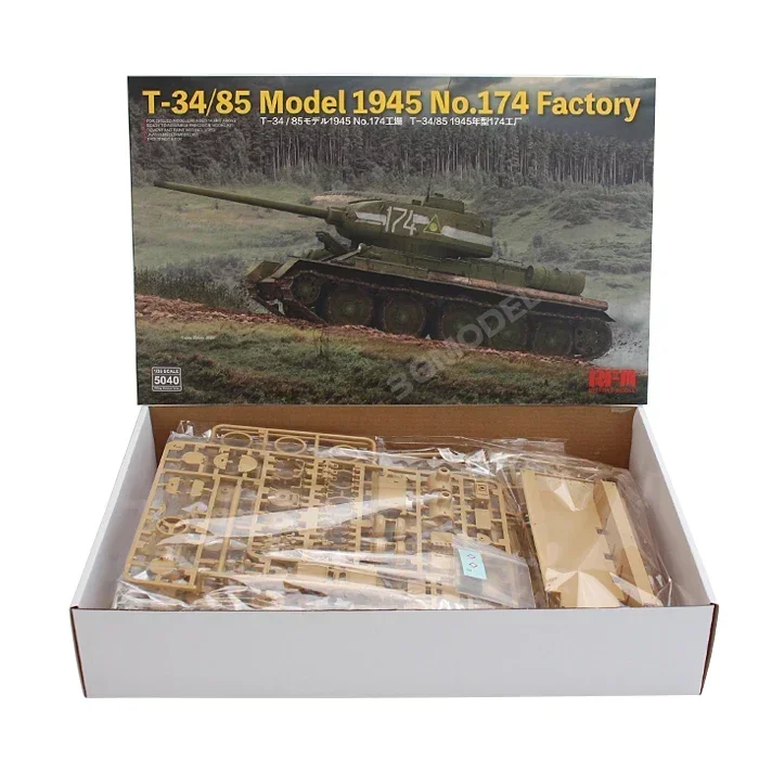 Paint Model Kit - ライフィールド組み立てモデル RM-5040 1/35 ソビエト連邦 T-34/85 1945174