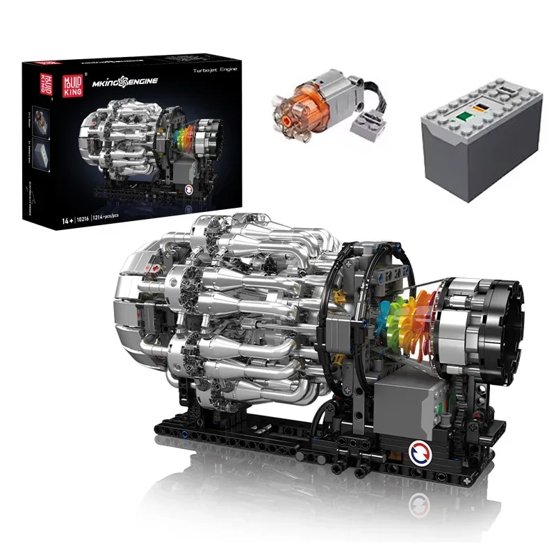 Mould King 10216 ターボジェットエンジンモデ - Model Kit Engine のレビューと価格