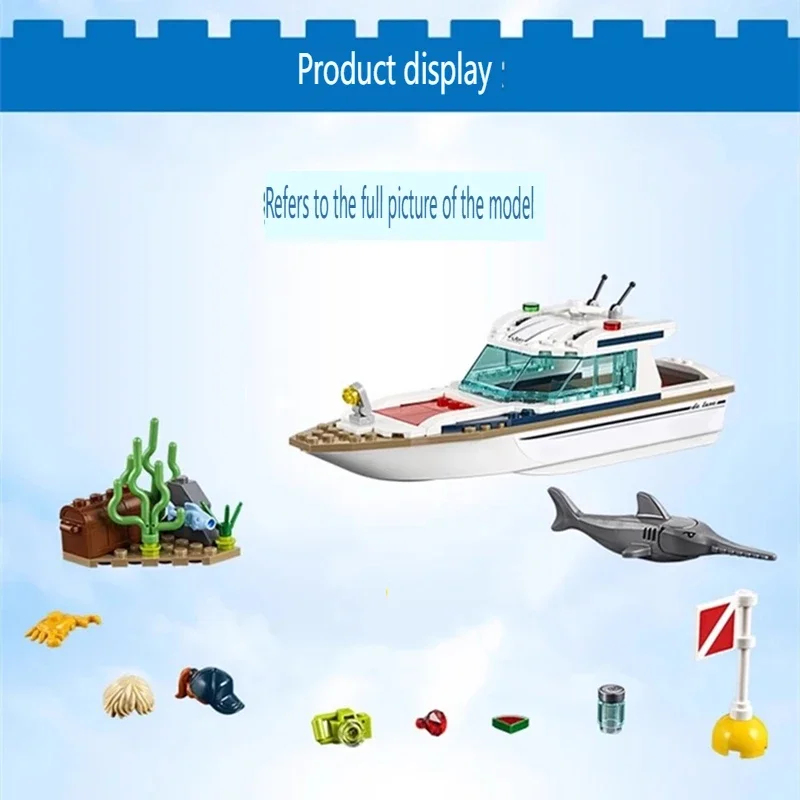 シティシリーズ 60221 サンシャインダイビングヨット シ - Model Kit Yacht のレビューと価格