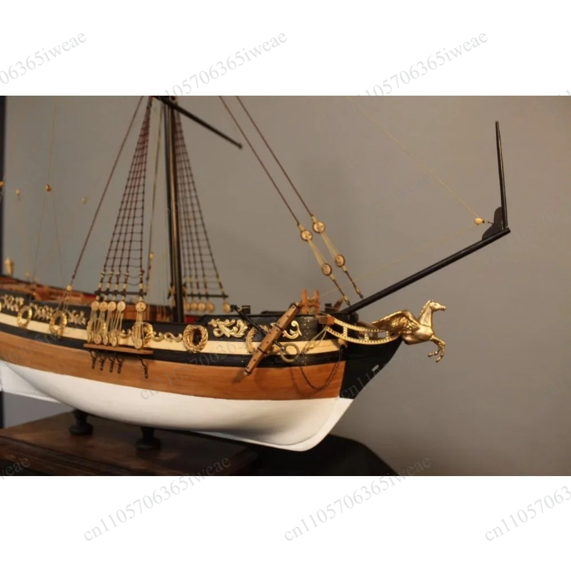 1/48スケールのウィリアム・ロイヤル・ヨットの木製模型キッ - Model Kit Yacht のレビューと価格